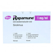 Купить Рапамун (Сиролимус) раствор для приема внутрь 1мг/мл 60мл в Краснодаре